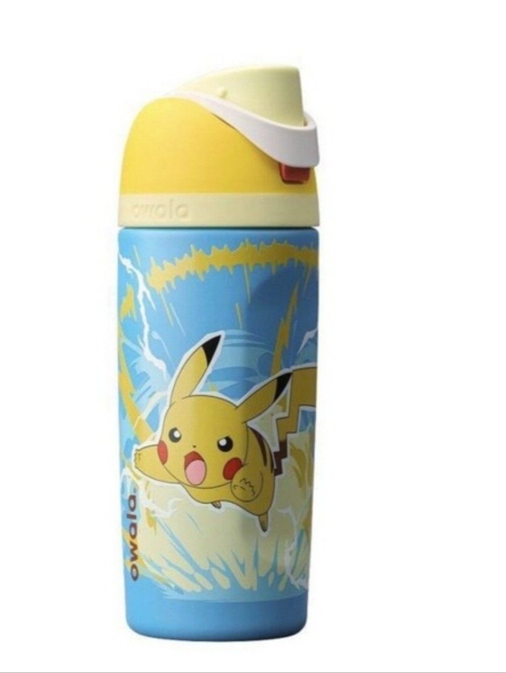 Owala Kids FreeSip 16oz Insulated Stainless Steel Water Bottle Pokemon Pikachu